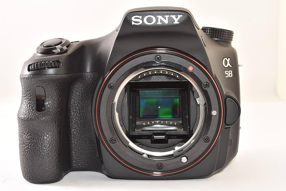 SONY - SONY α58 ダブルレンズキット　ケース付き　デジタル一眼カメラ Amazon | SONY ミラーレス一眼 α58 ダブルズームレンズキット DT